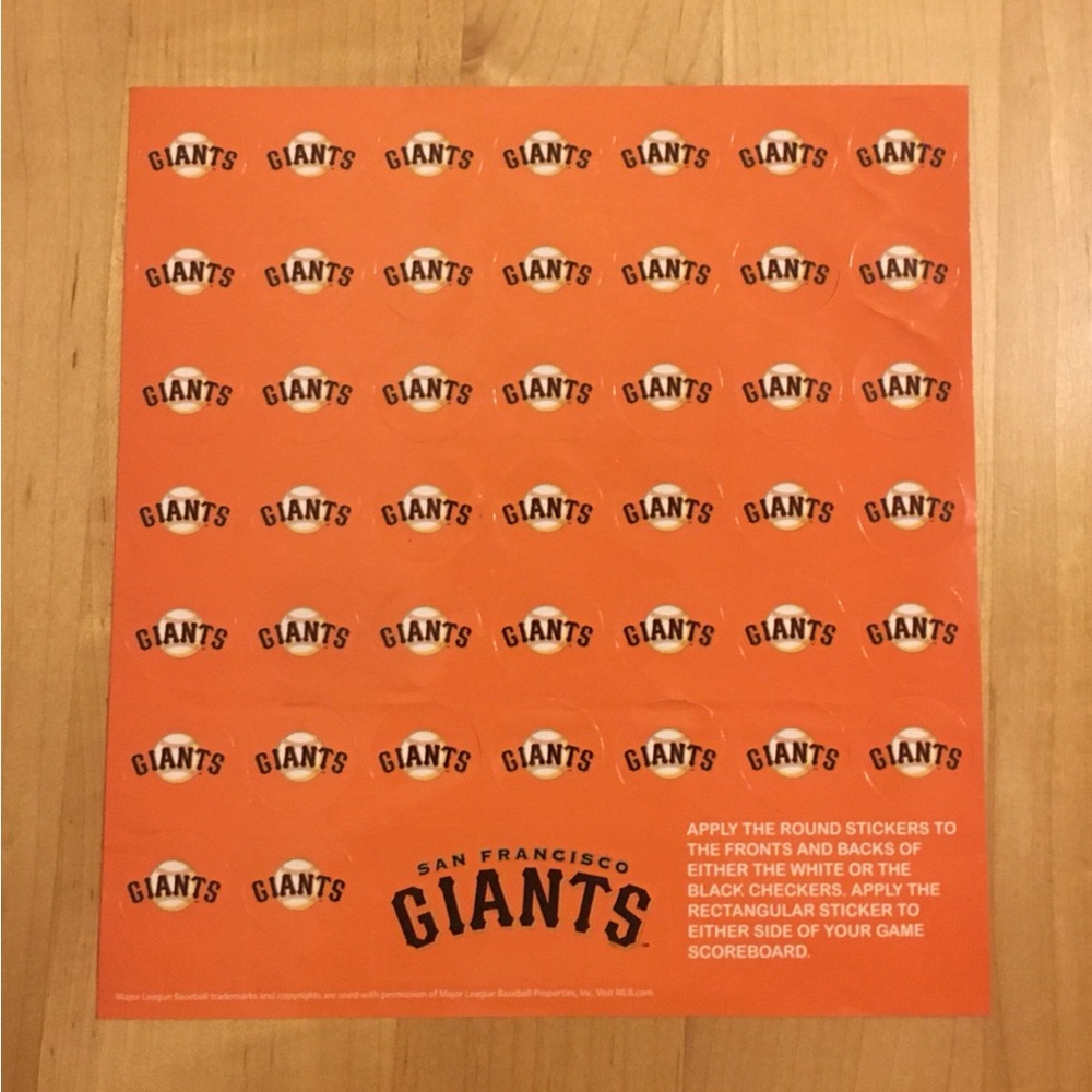 San Francisco Giants 1” Round Stickers